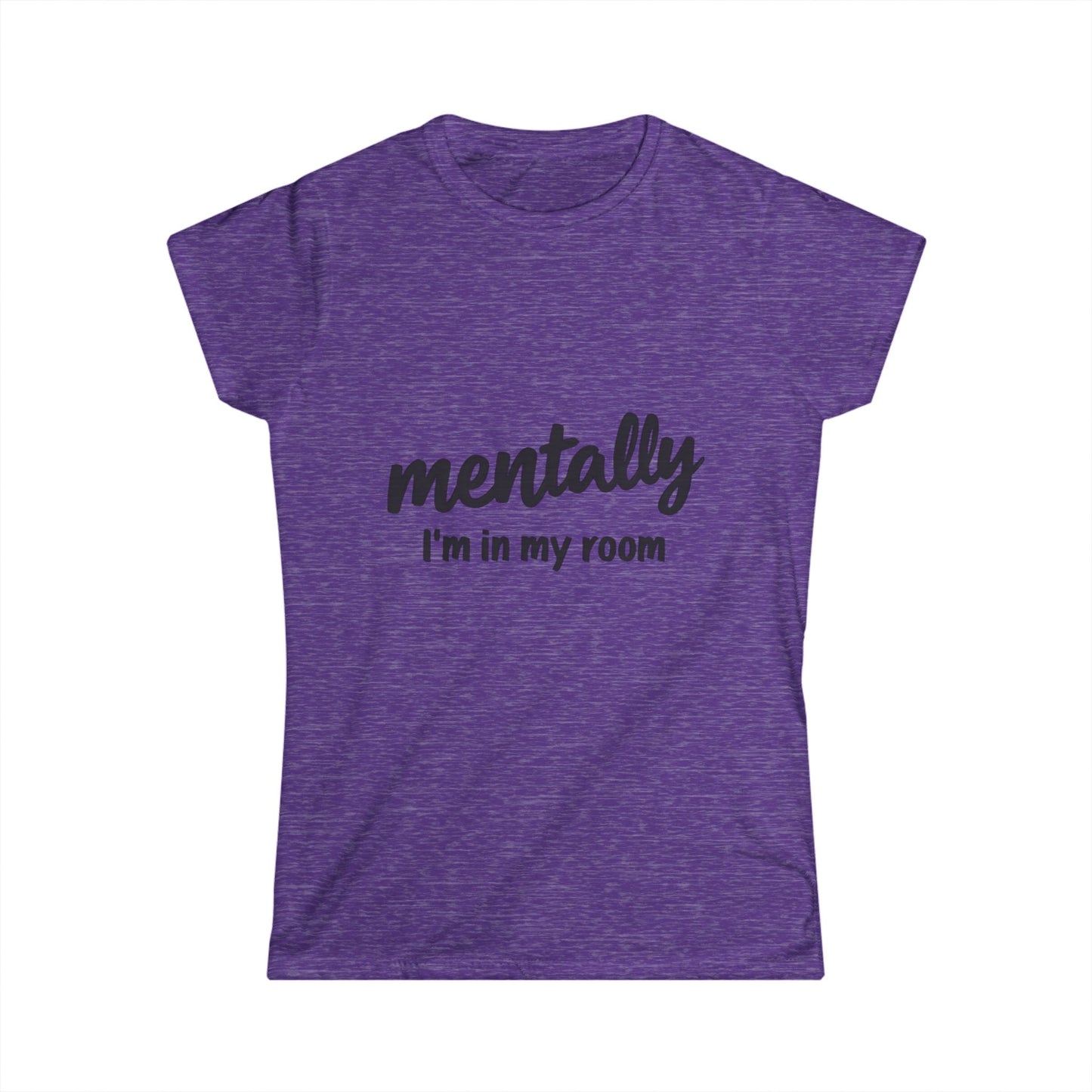 Mental Health Softstyle Tee - Perfect for Self-Care Days, Casual Wear, Gifts for Friends, Lounge Wear, Mental Wellness Apparel