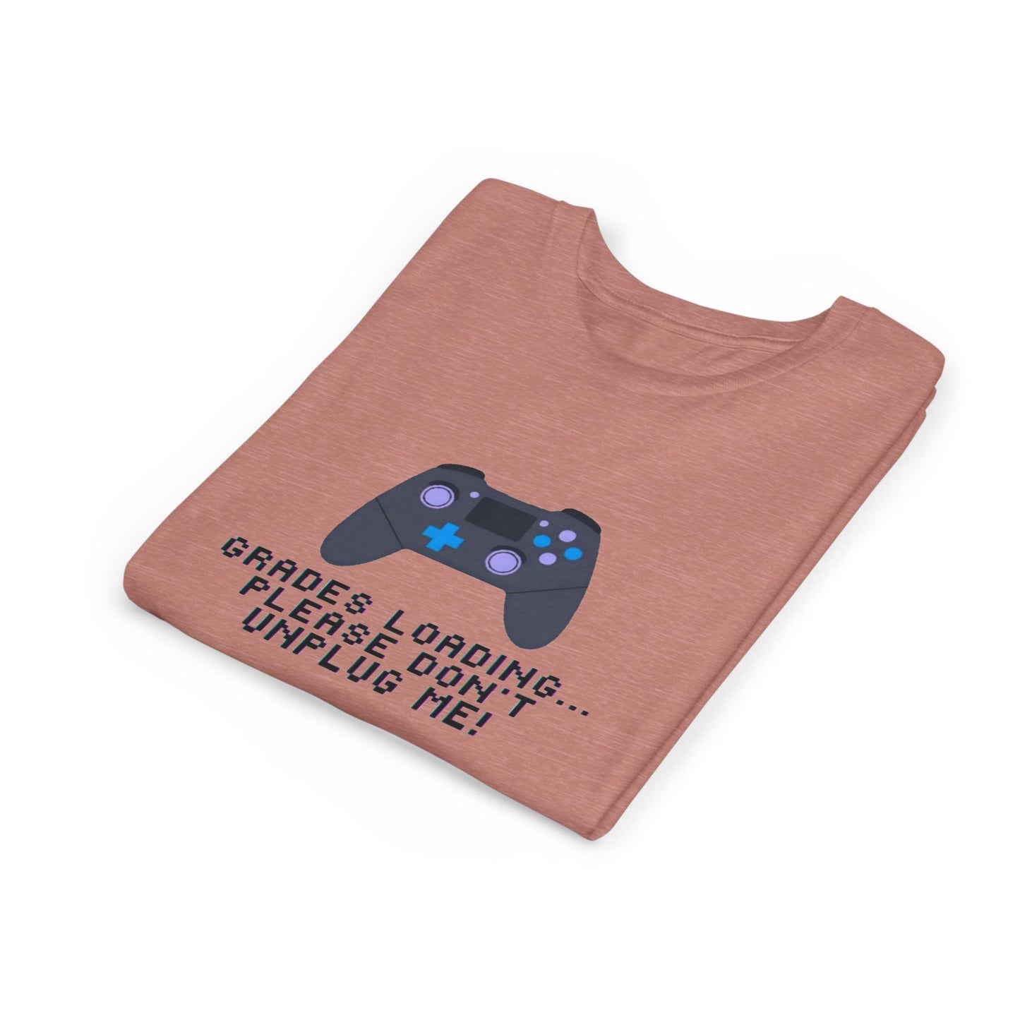 Gaming Grades Youth Tee, Cool Gamer Shirt, Funny Kids T-Shirt, Gift for Gamers, Back to School Tee, Video Game Lover's Apparel