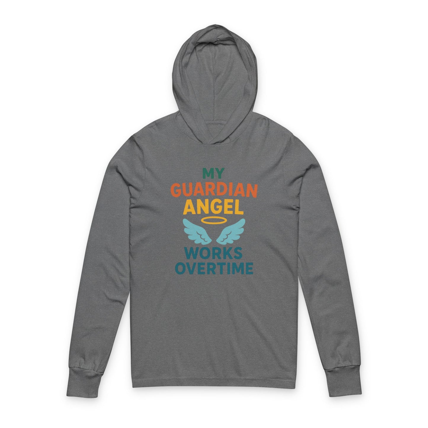 My Guardian Angel Works Overtime Unisex Hooded Long Sleeve Tee, Casual Gift for Friends and Family, Perfect for Birthdays, Everyday [...]
