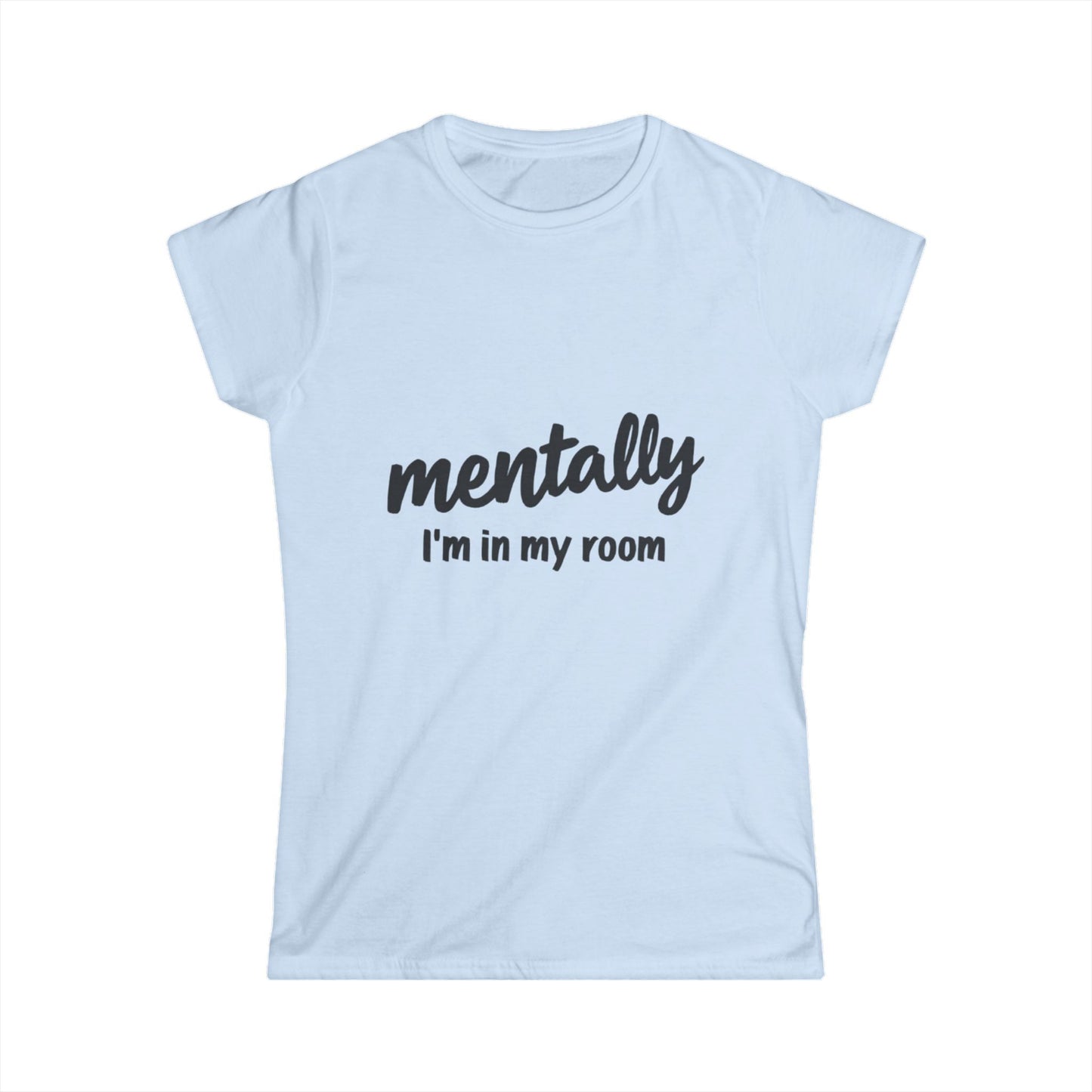 Mental Health Softstyle Tee - Perfect for Self-Care Days, Casual Wear, Gifts for Friends, Lounge Wear, Mental Wellness Apparel