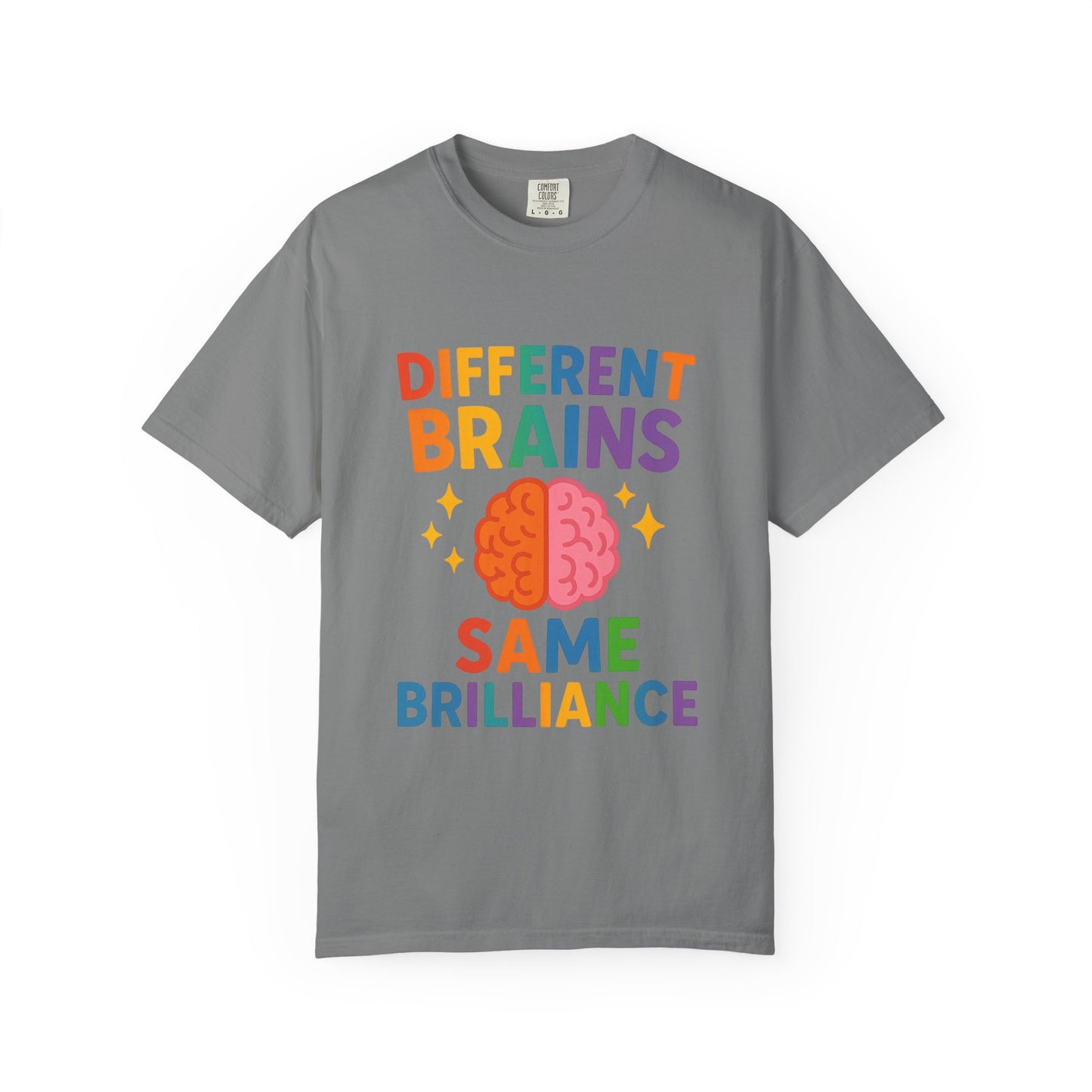 Inclusive Brain Power T-Shirt | Celebrate Diversity, Unisex Tee, Gift for Teachers, Special Education Gift, Brain Awareness, Mental Health