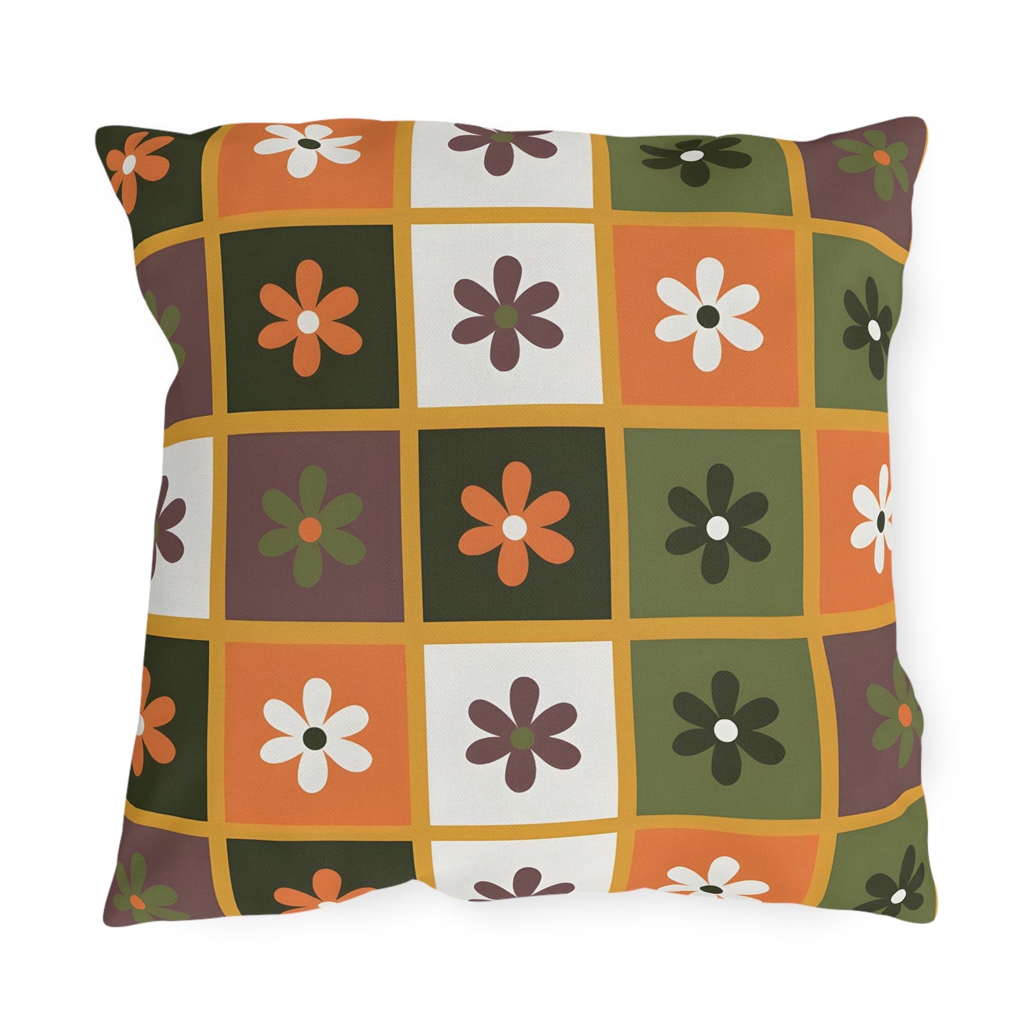 Cozy Outdoor Fall Pillows, Decorative Garden Cushions, Fall Home Decor, Patio Accessories, Seasonal Outdoor Living, Vibrant Floral Patterns