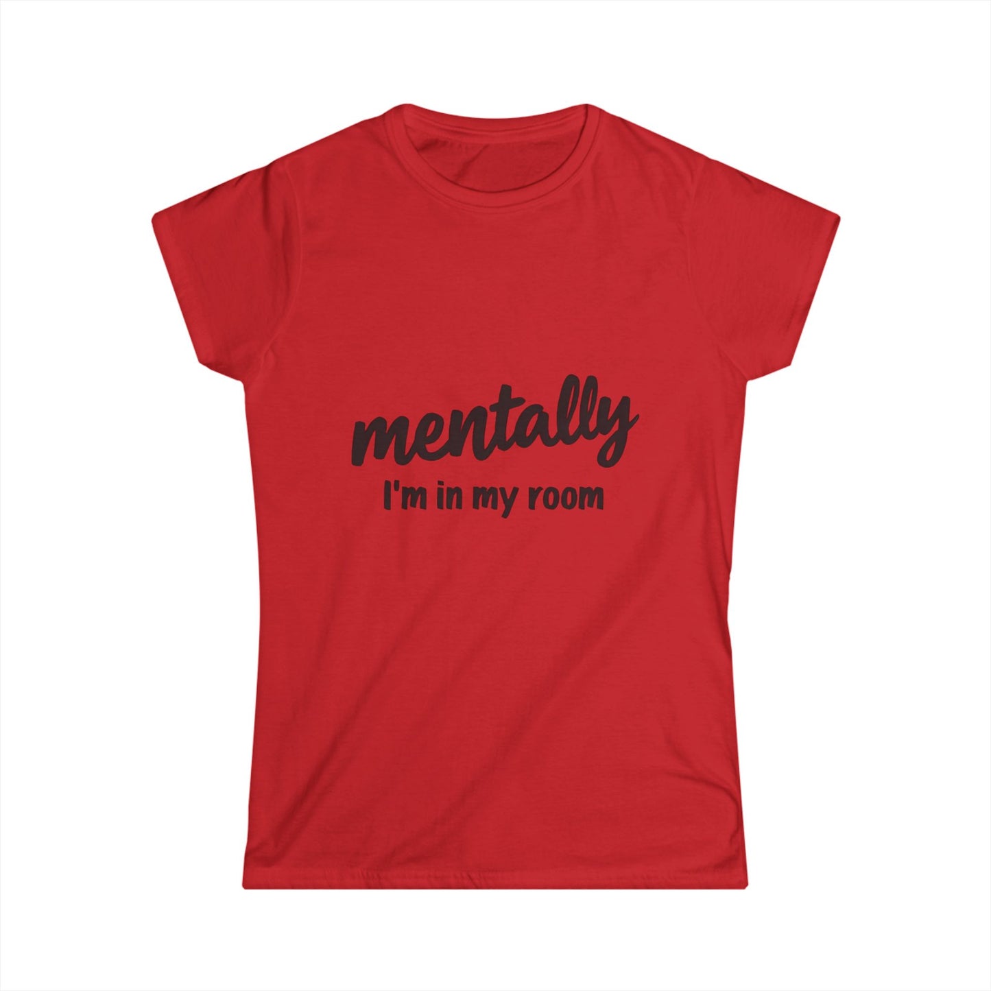 Mental Health Softstyle Tee - Perfect for Self-Care Days, Casual Wear, Gifts for Friends, Lounge Wear, Mental Wellness Apparel