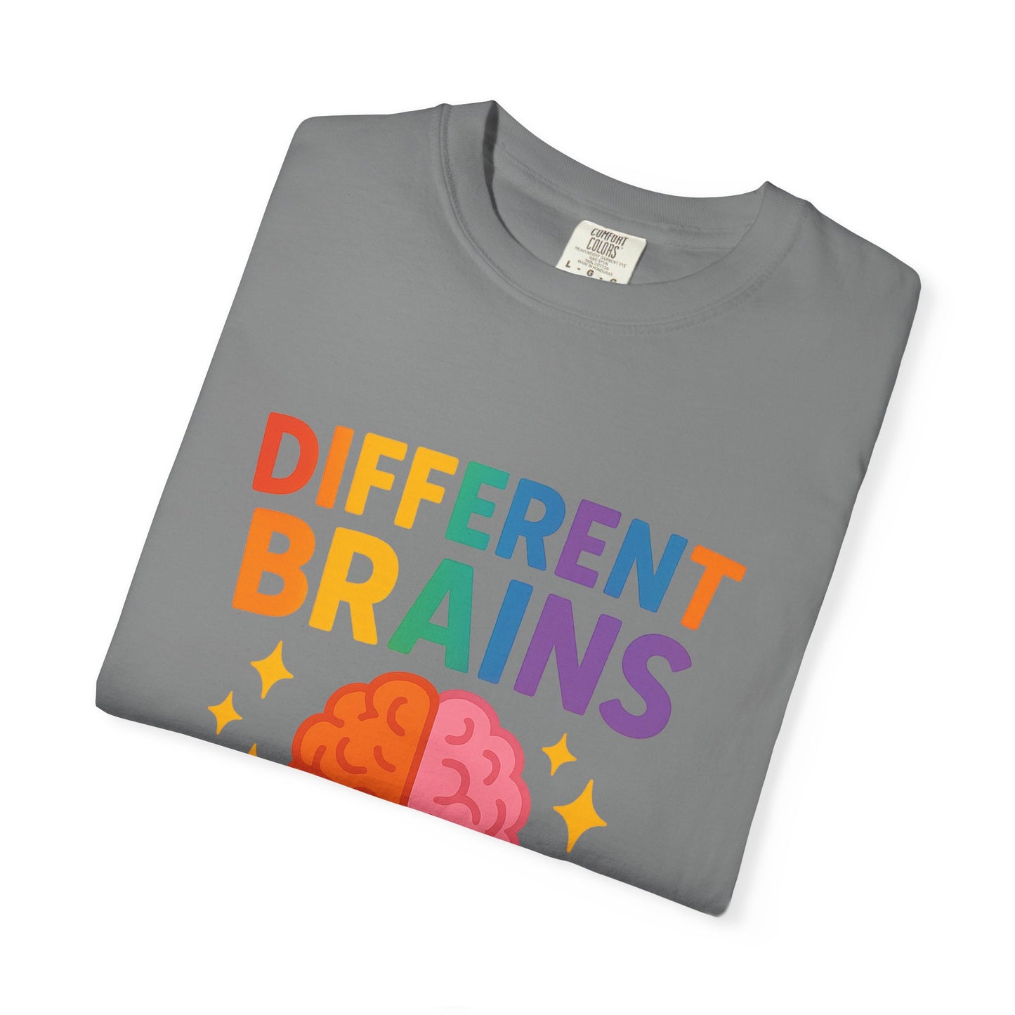 Inclusive Brain Power T-Shirt | Celebrate Diversity, Unisex Tee, Gift for Teachers, Special Education Gift, Brain Awareness, Mental Health