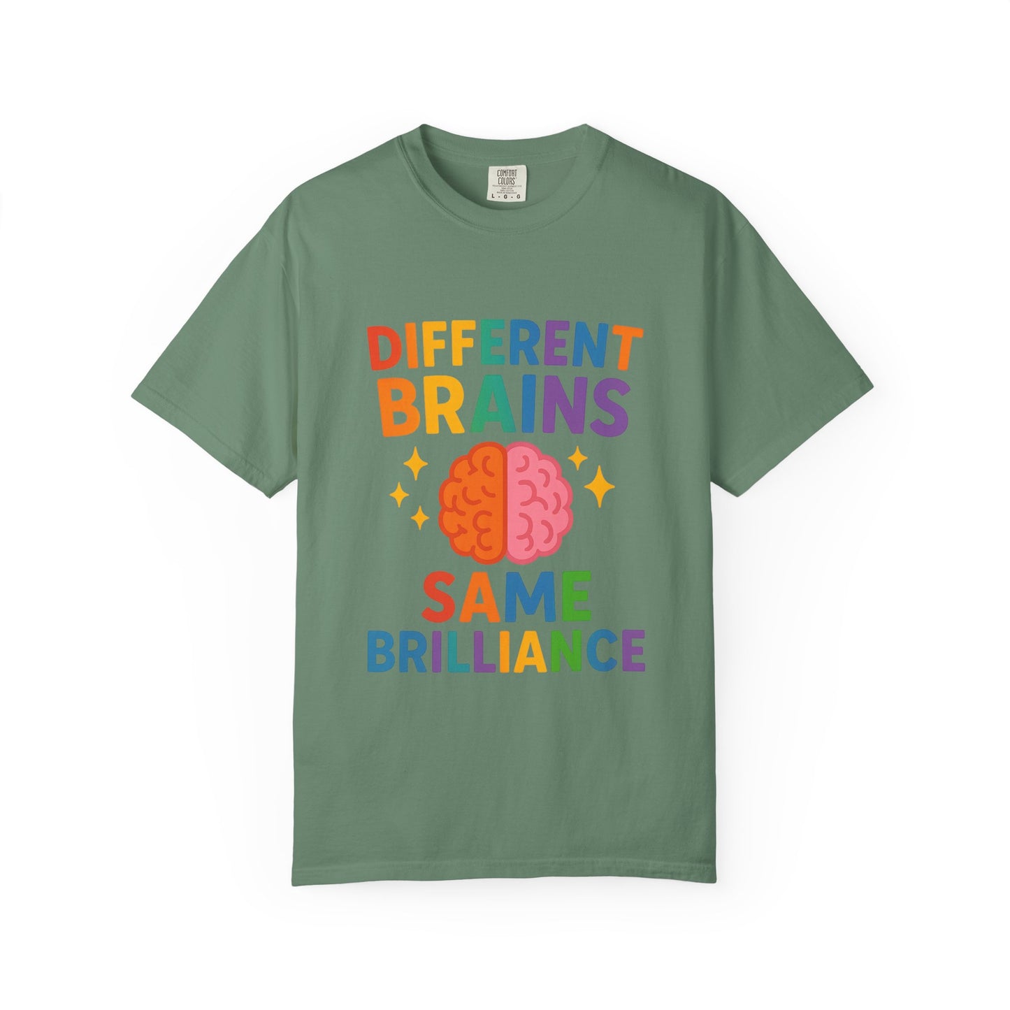 Inclusive Brain Power T-Shirt | Celebrate Diversity, Unisex Tee, Gift for Teachers, Special Education Gift, Brain Awareness, Mental Health