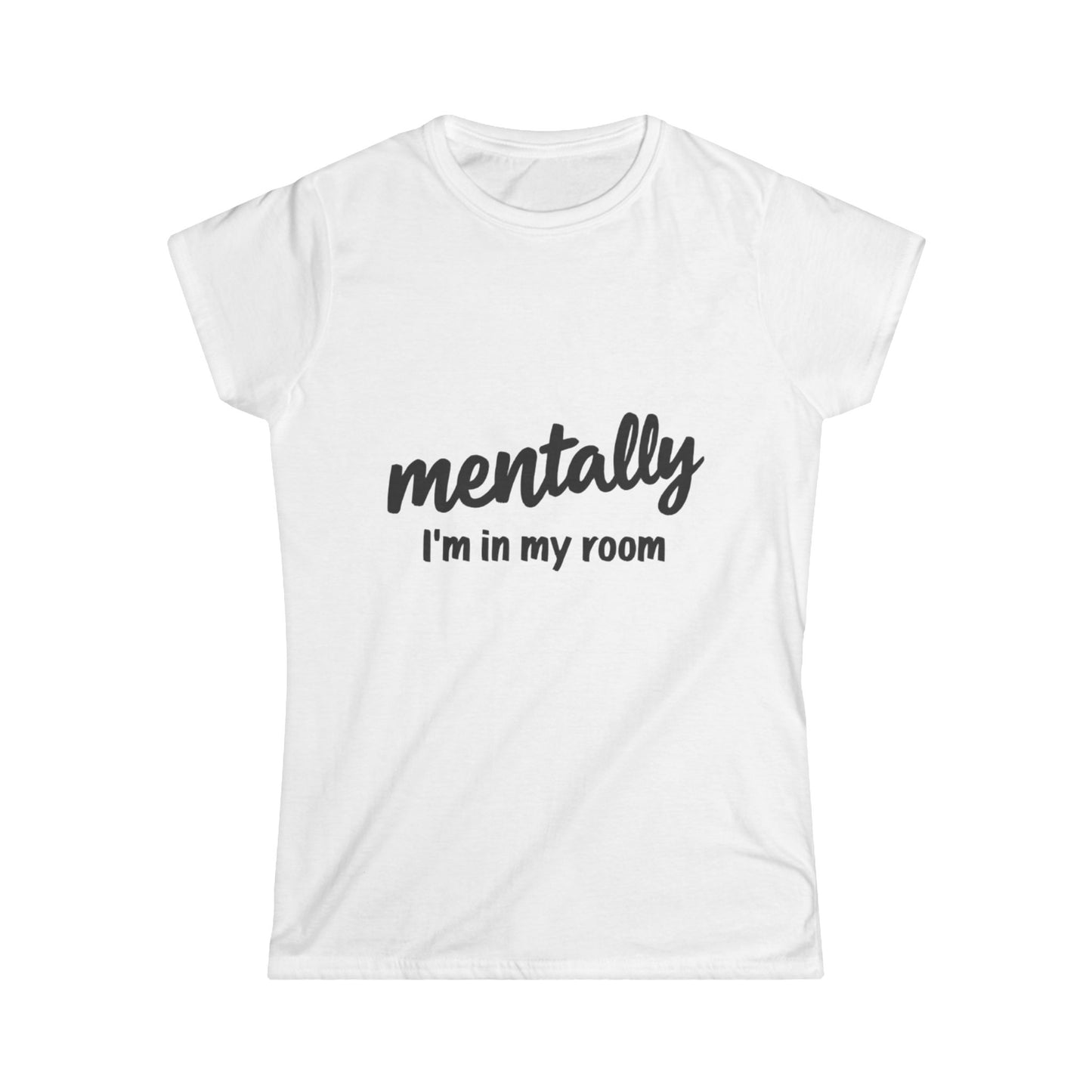 Mental Health Softstyle Tee - Perfect for Self-Care Days, Casual Wear, Gifts for Friends, Lounge Wear, Mental Wellness Apparel