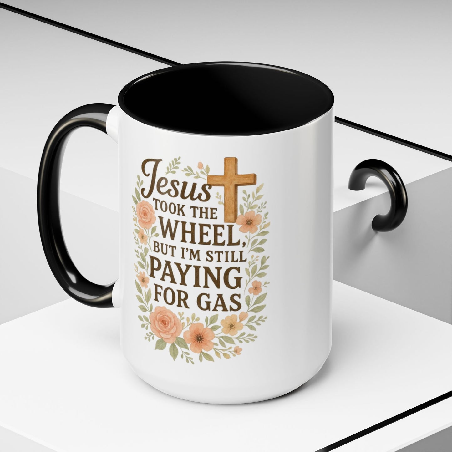 Floral Inspirational Coffee Mug, Gift for Friends, Christian Mug, Bible Verse Mug, Home Decor, Encouragement Gift