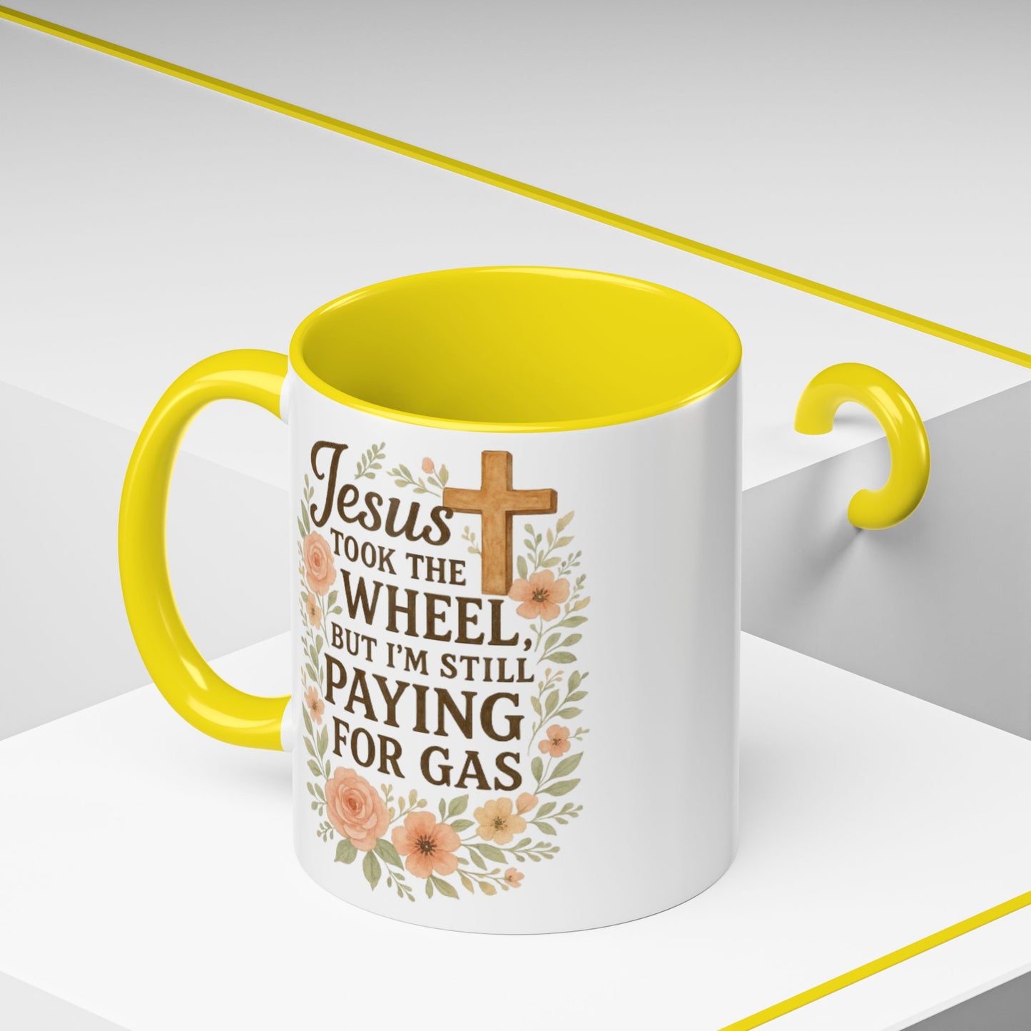 Floral Inspirational Coffee Mug, Gift for Friends, Christian Mug, Bible Verse Mug, Home Decor, Encouragement Gift