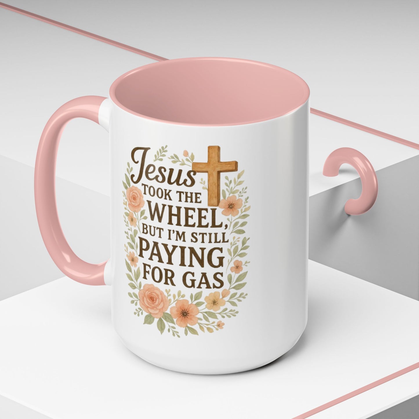 Floral Inspirational Coffee Mug, Gift for Friends, Christian Mug, Bible Verse Mug, Home Decor, Encouragement Gift