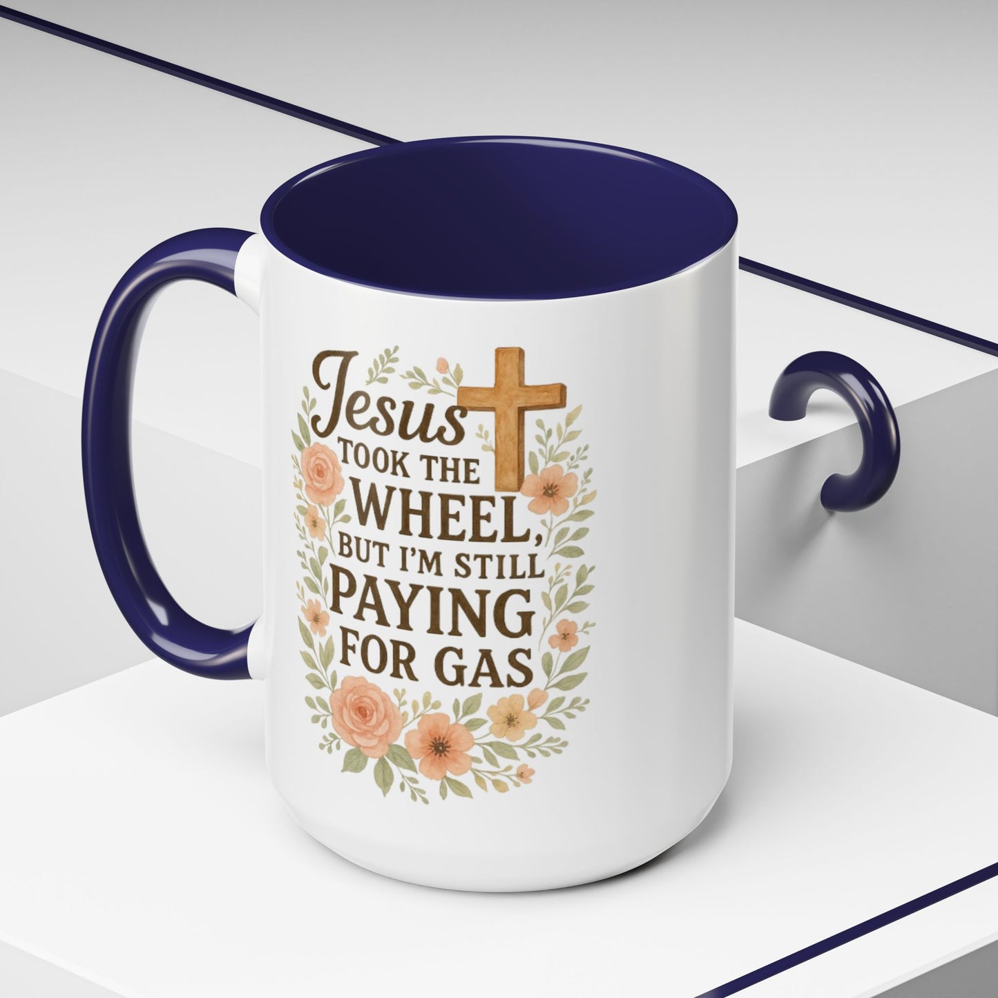 Floral Inspirational Coffee Mug, Gift for Friends, Christian Mug, Bible Verse Mug, Home Decor, Encouragement Gift