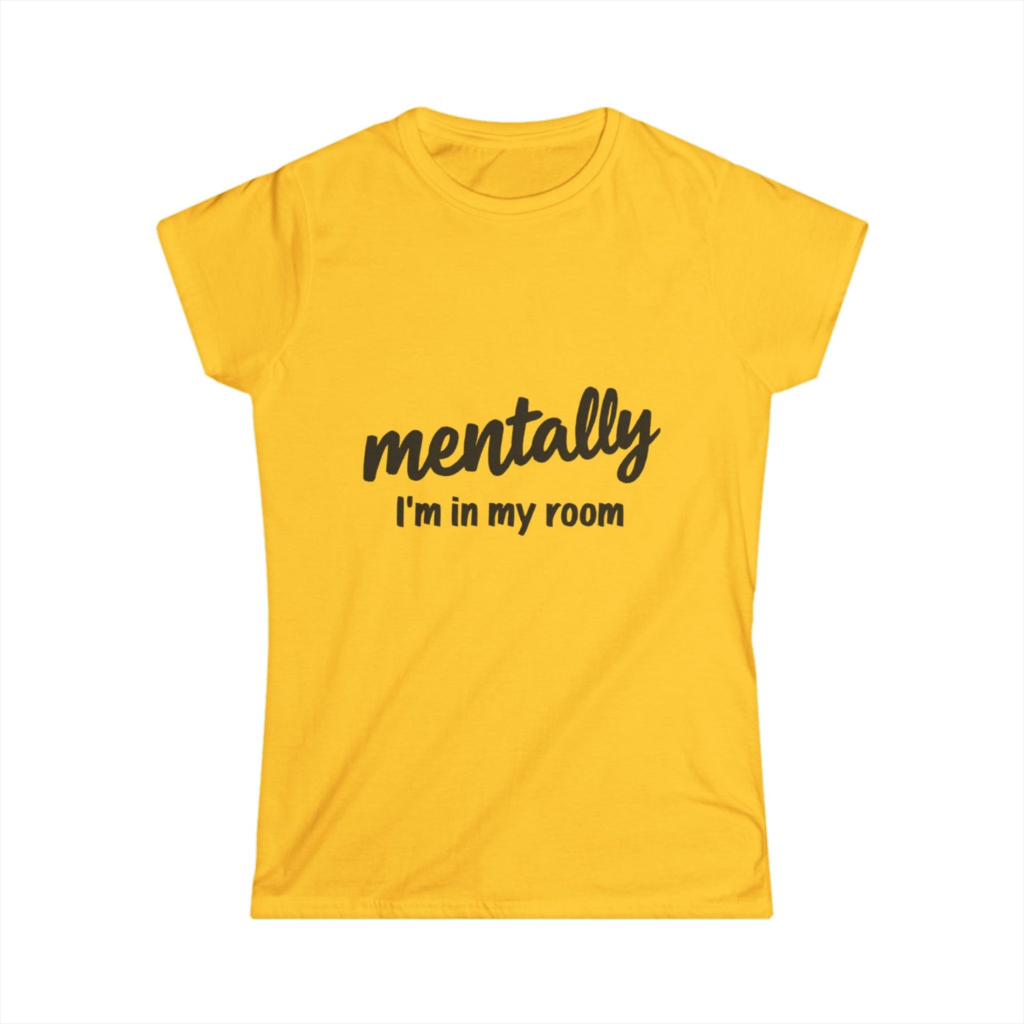 Mental Health Softstyle Tee - Perfect for Self-Care Days, Casual Wear, Gifts for Friends, Lounge Wear, Mental Wellness Apparel
